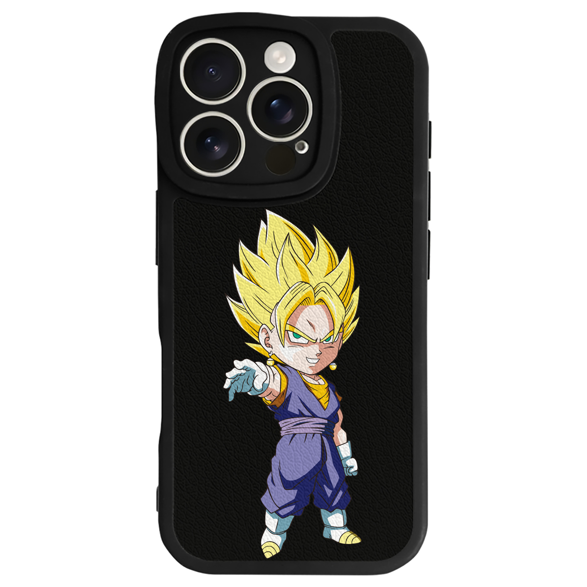 （画像用） ドラゴンボール ベジット DRAGON BALL Vegetto 【iPhone 16シリーズ対応】シリコンスマホケース（レザー調） 材質：シリコン